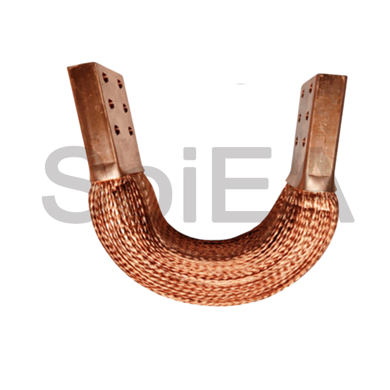 BRAIDED COPPERCONNECTORWITH FERRULES