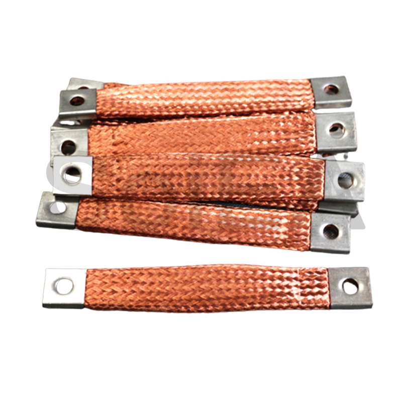 Braided Copper connector with Ferrules