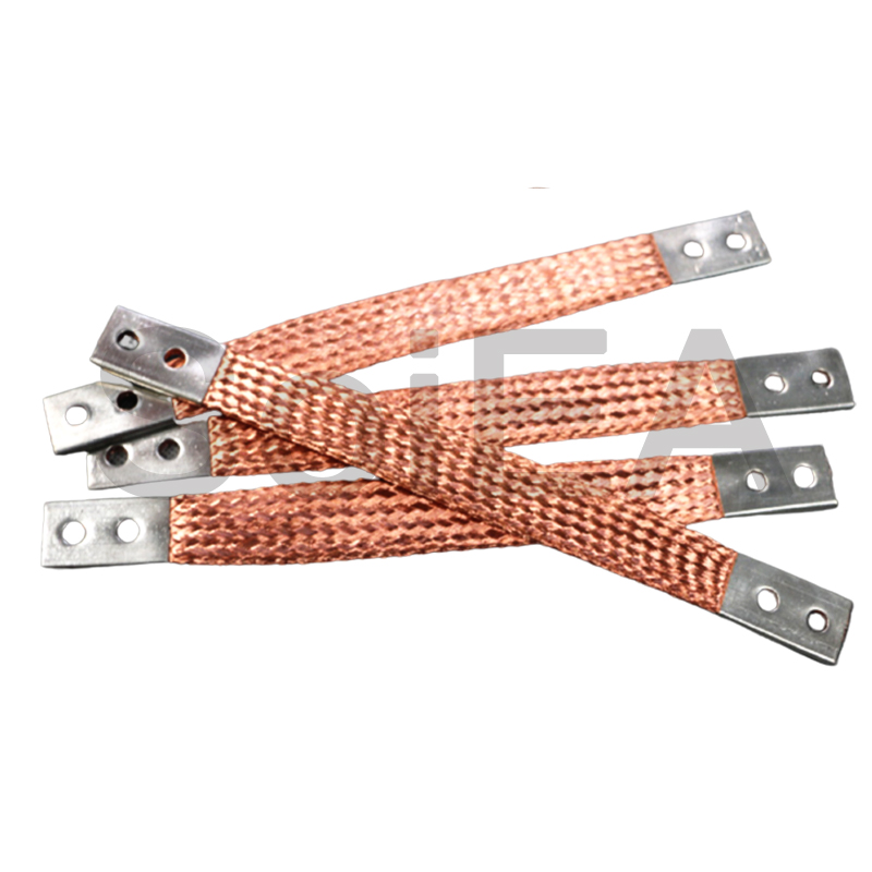 Braided Copper connector with Ferrules